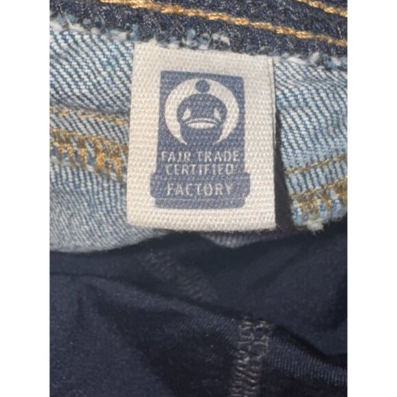 Isabel Maternity Vintage Straight Panel Jeans Size 6 Blue Denim Ingrid & Isabel - Picture 4 of 7